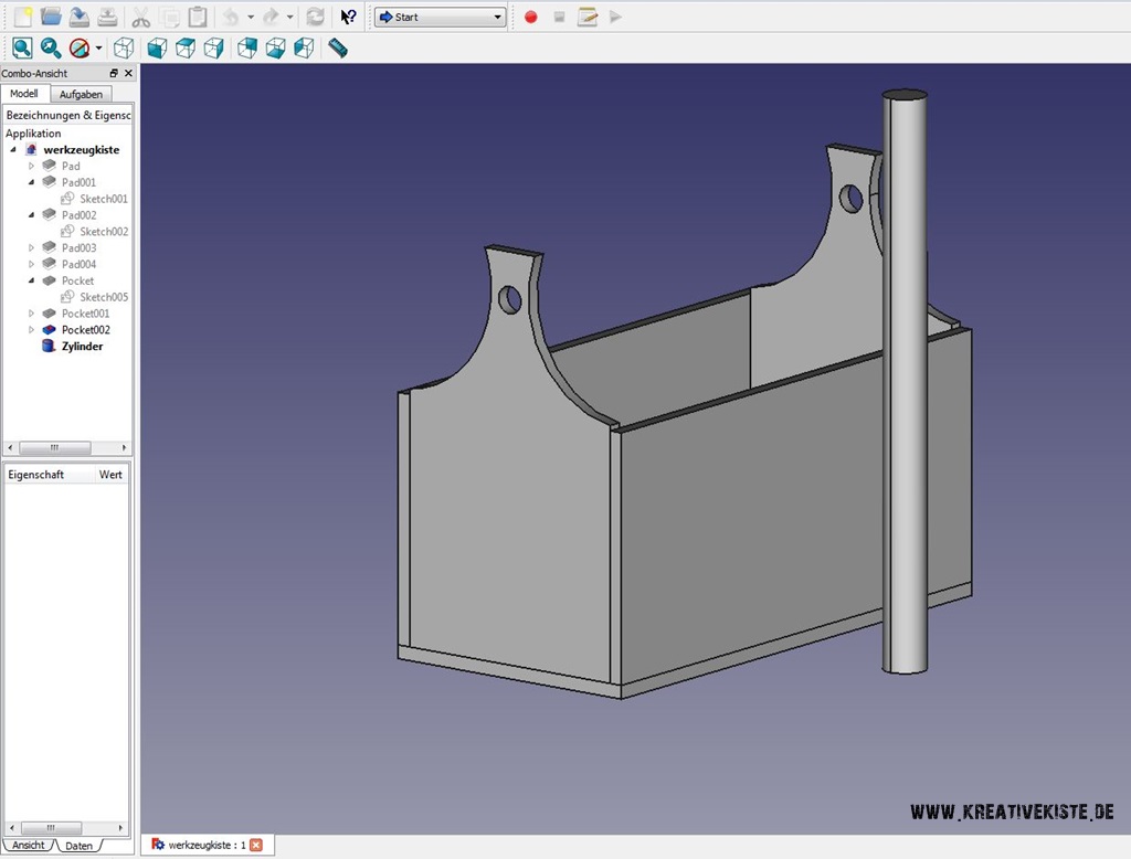 3D drucker werkzeugkiste vorlage drucken