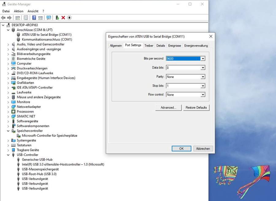 GEMO mit Ladder Editor verbinden