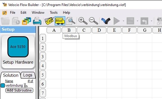 2 Verbindung ACE Automation SPS und HMI RS232 und Software