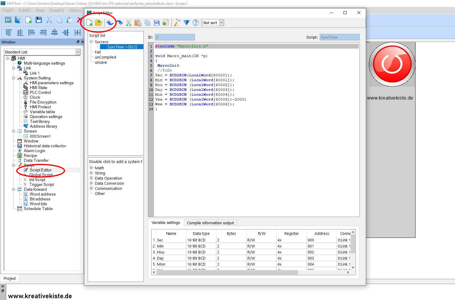 Program the ACE Automation weekly time switch with a real time clock 7
