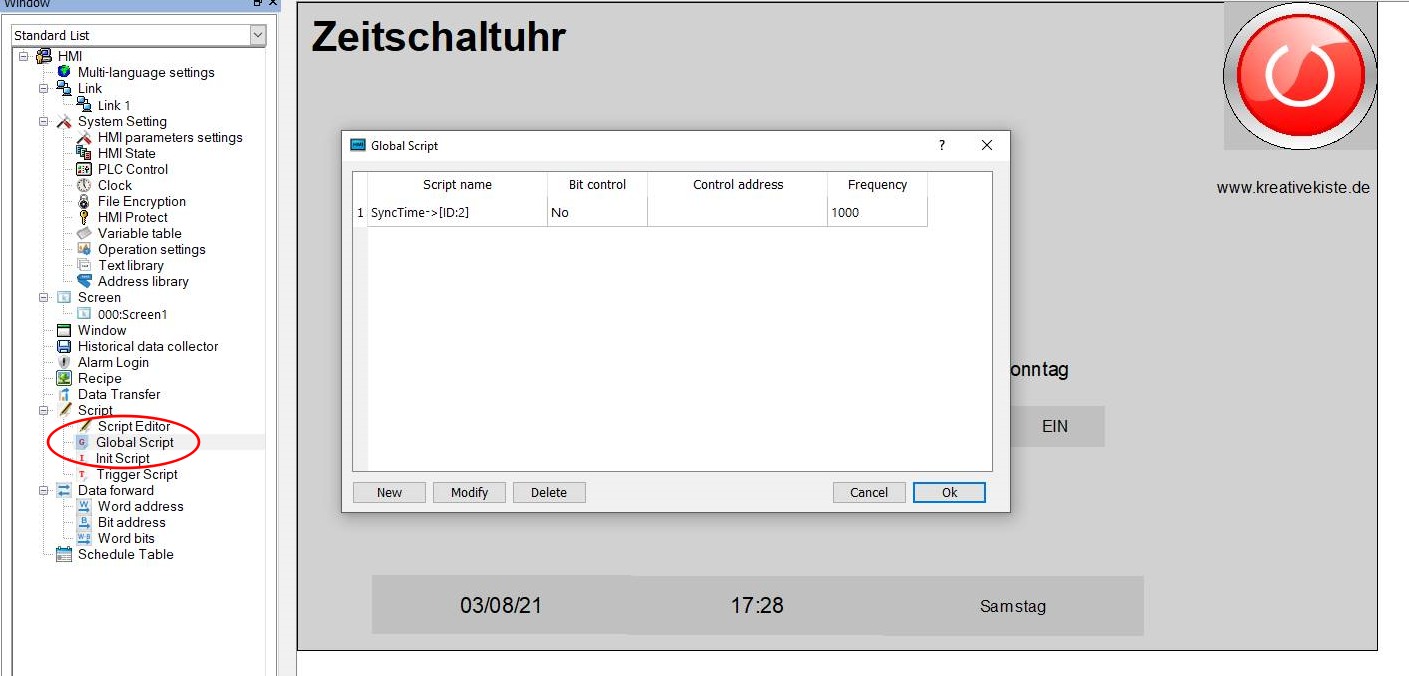 Program the ACE Automation weekly time switch with a real time clock 8