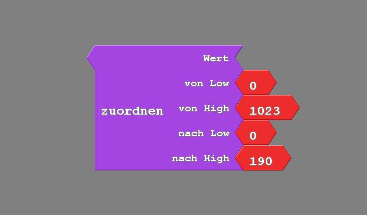 ardublock arduino anfänger tutorial led dimmer mit poti 3