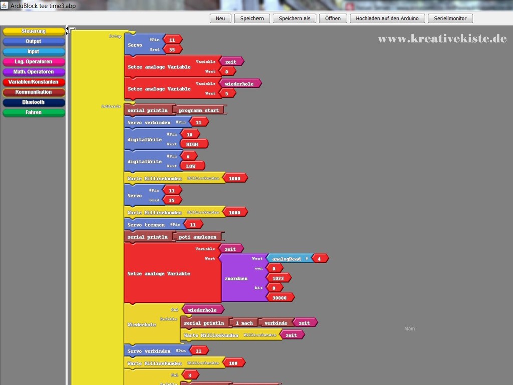 tee timer selber bauen ardublock