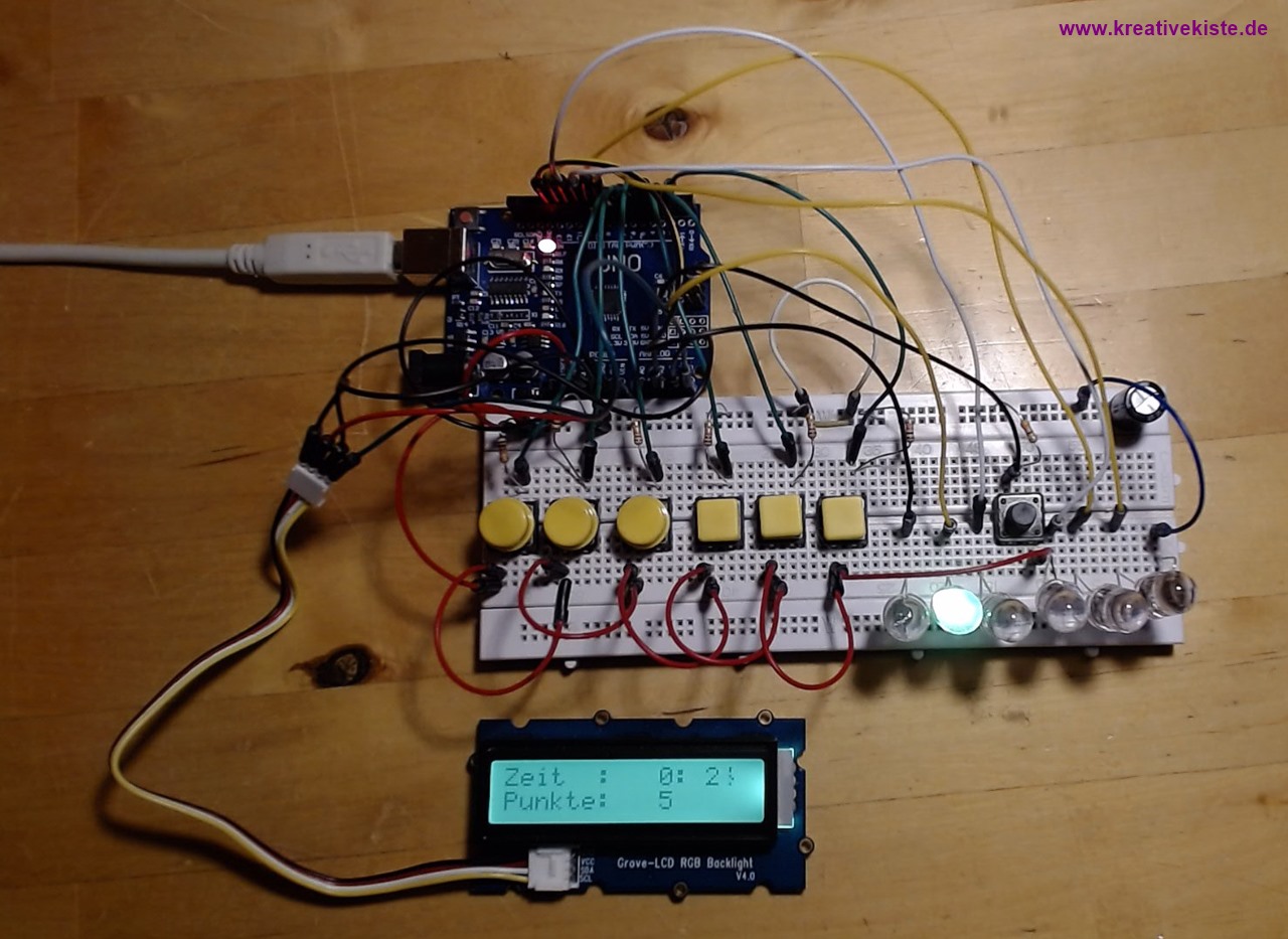 1 anfänger projekt Arduino LED Geschicklichkeitsspiel