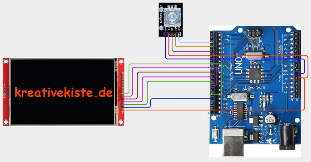3 4 Gewinnt auf Arduino UNO Retro Gaming auf einem 4 TFT