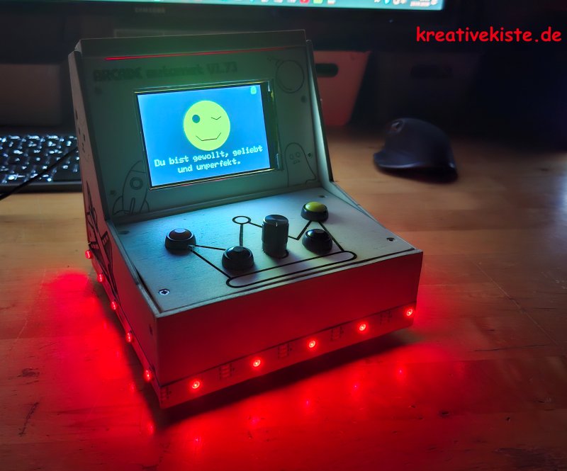 2 Arduino Old school Arcade Game Box