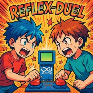 arduino Reflex Duell spiel für 2 spieler