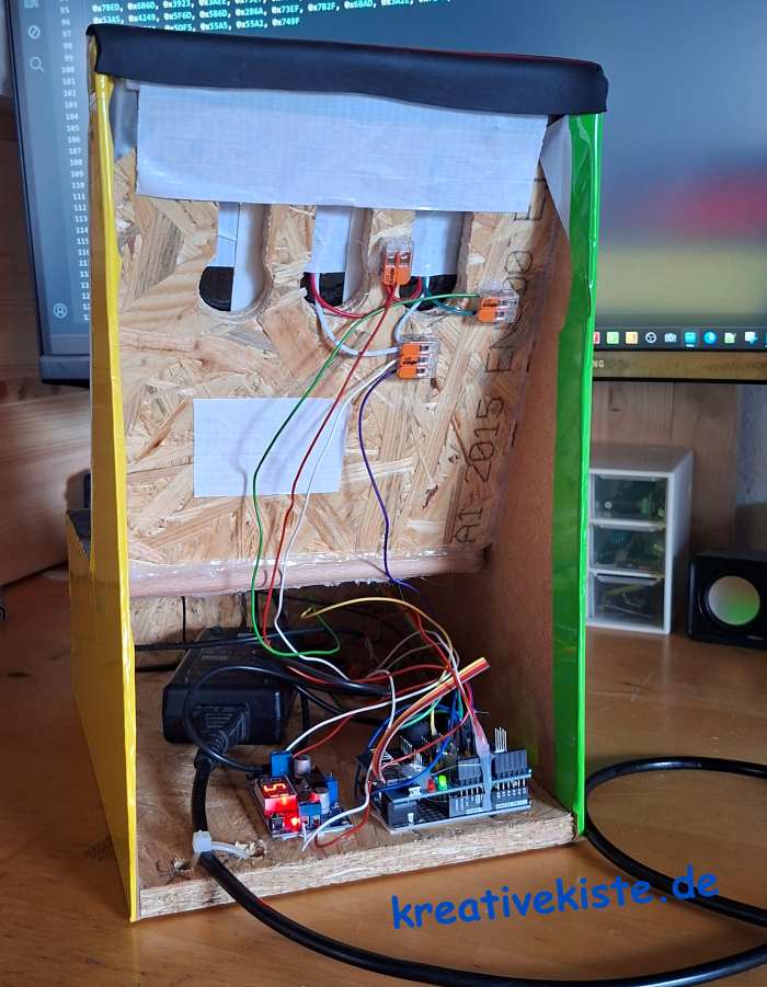 Arduino Retro Arcade Aktion im Kleinformat Die 16x16 NeoPixel Arcade Box 2
