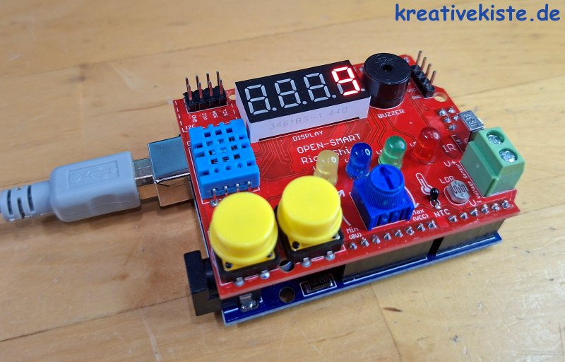 1 Open Smart Rich Shield für Arduino UNO Beginner Tutorial