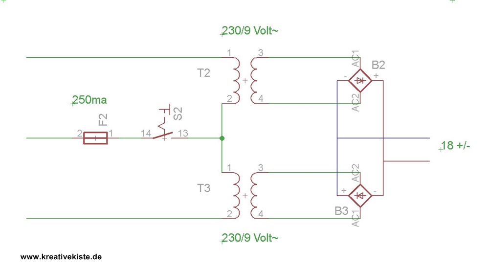 Bausatz Regelbares Netzteil, 1,526 V-, 1,5 A