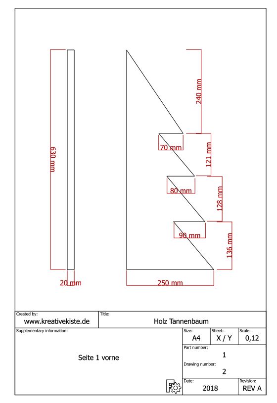 elektrische teelichter tannenbaum bauplan