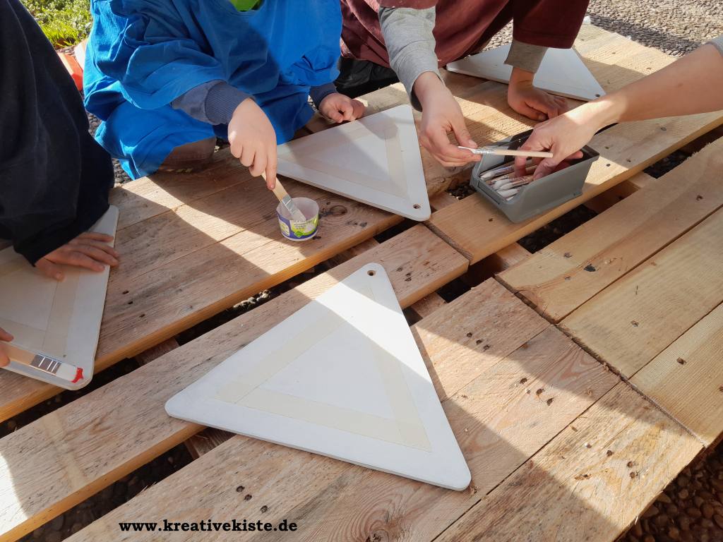 3 baustellenschild aus holz selber basteln kindergeburtstag