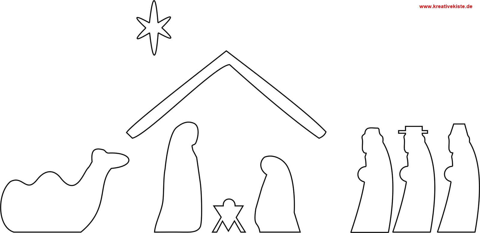 Laubsägevorlage Weihnachten Bastelset für Kinder Holz Laubsäge Vordruck 