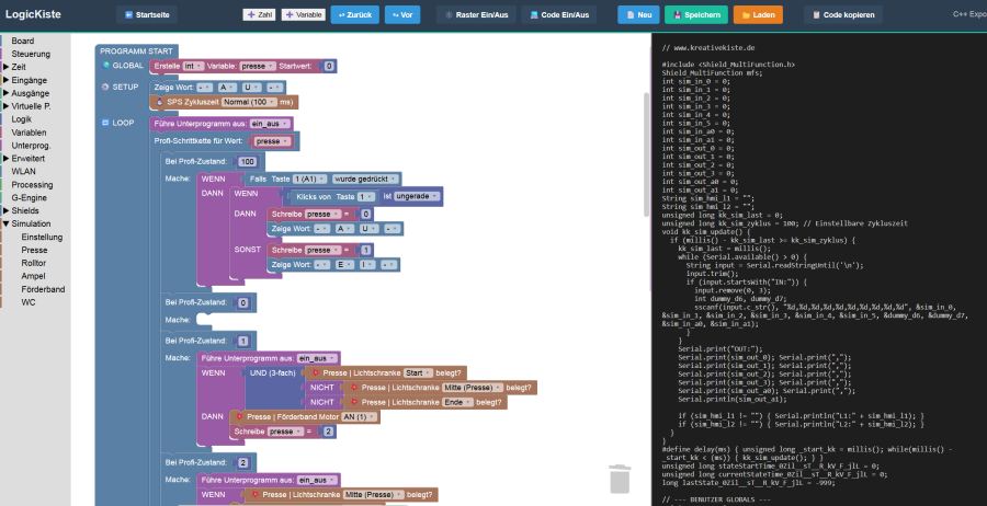 12 Blockly für Arduino moderen programmierung