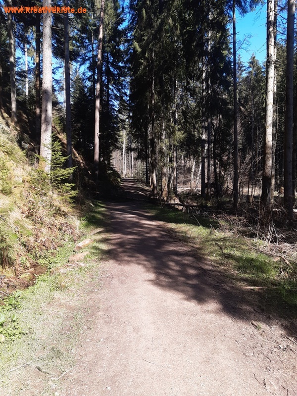 5 Pfalzgrafenweiler Häkel Tiere Waldweg Spaziergang Häkelpfad