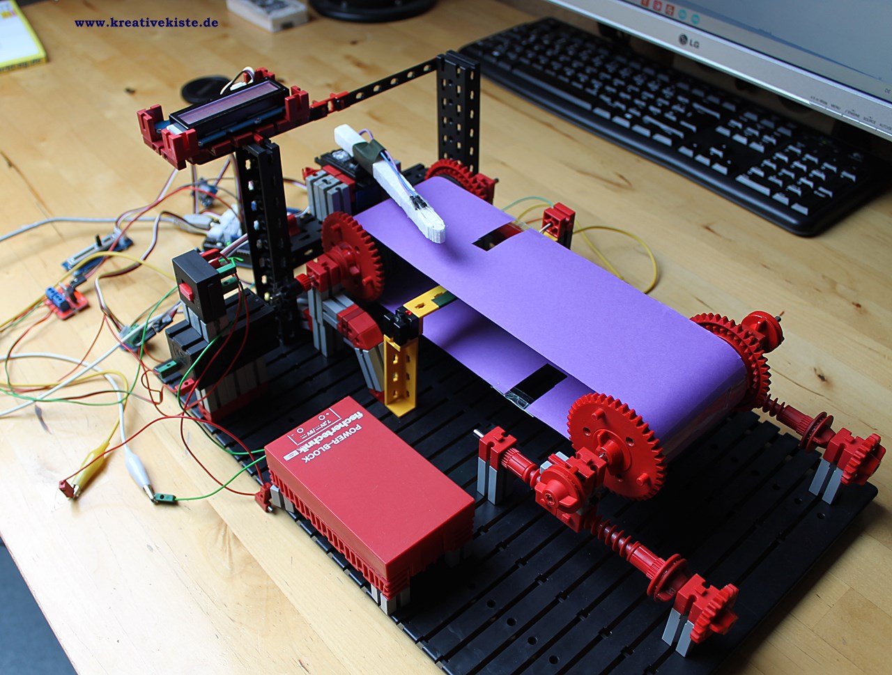 6 arduino fischertechnik projekte spielautomat bauanleitung