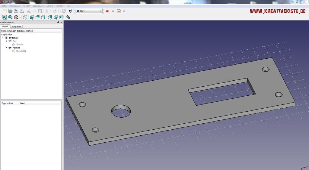 3D drucker led bar halterung heisser draht