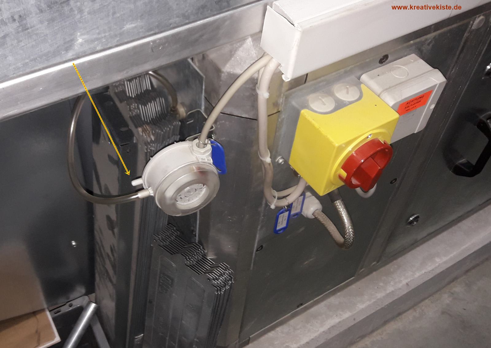 Differenzdruckschalter Druckdose einbau einstellung