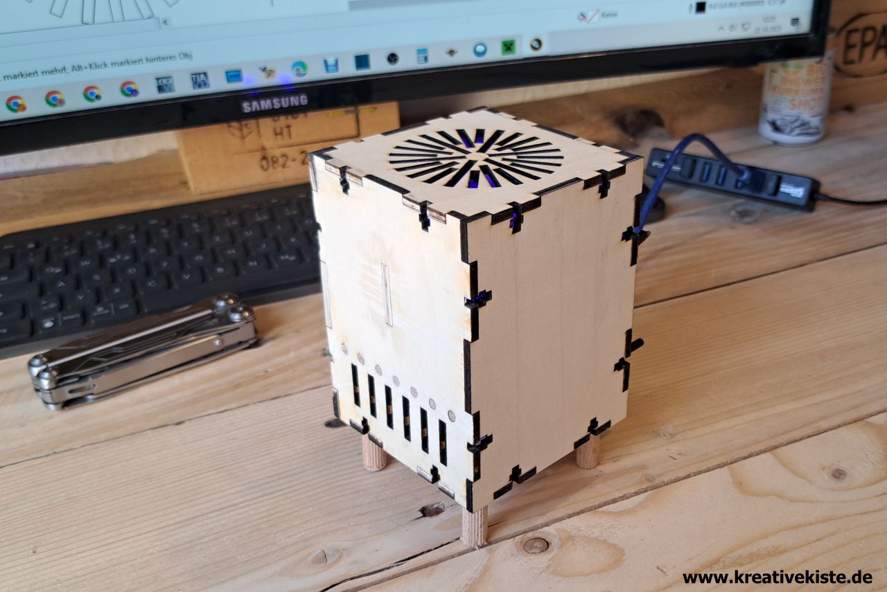 5 MINT Experiment Luftreiniger Modell mit Hepa Filter UV C Lampe