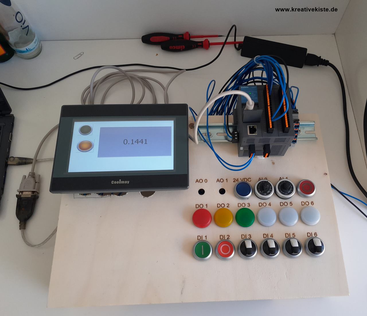 1 Coolmay SPS L02M Serie und HMI TK6070 Serie Testbericht und erste schritte
