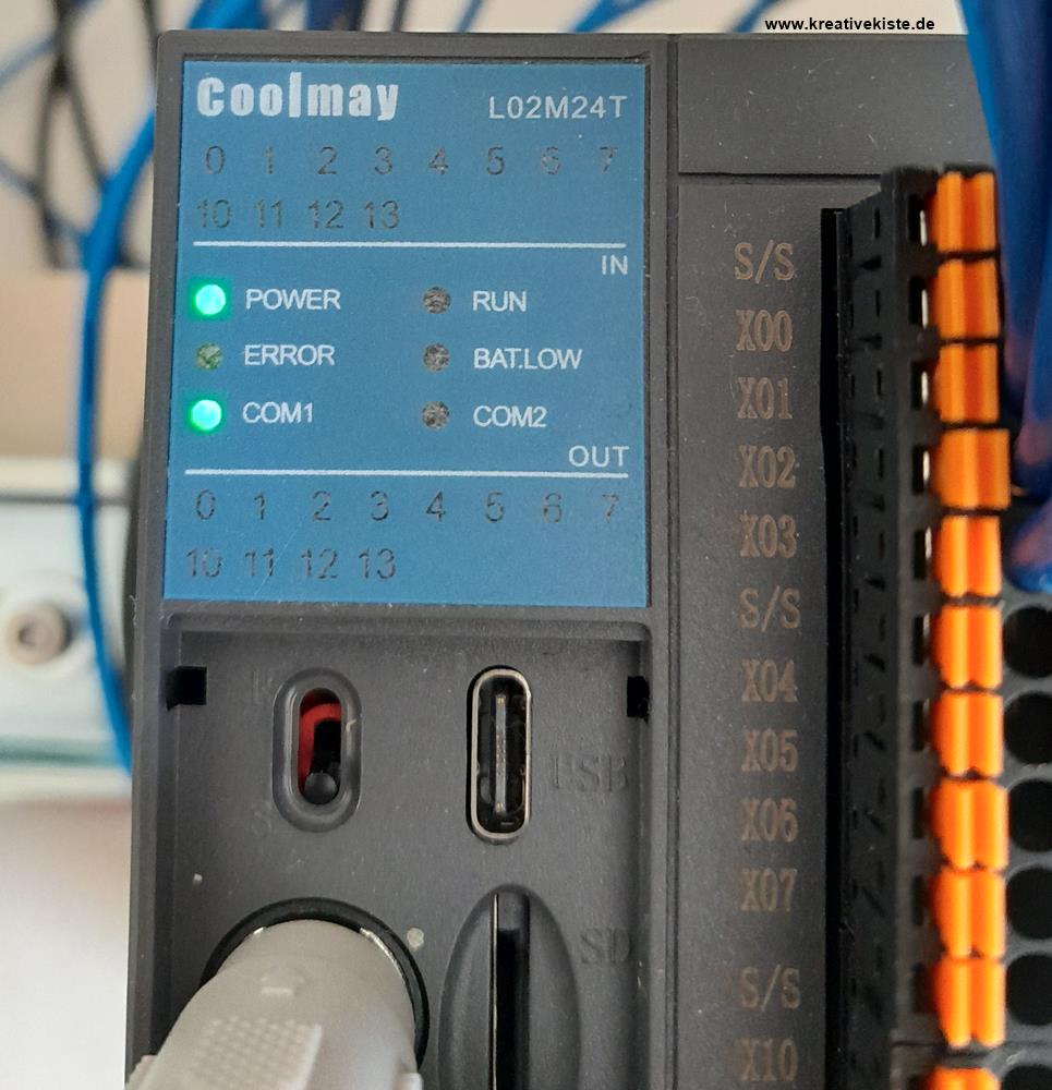 7 Coolmay SPS L02M Serie und HMI TK6070 Serie Testbericht und erste schritte