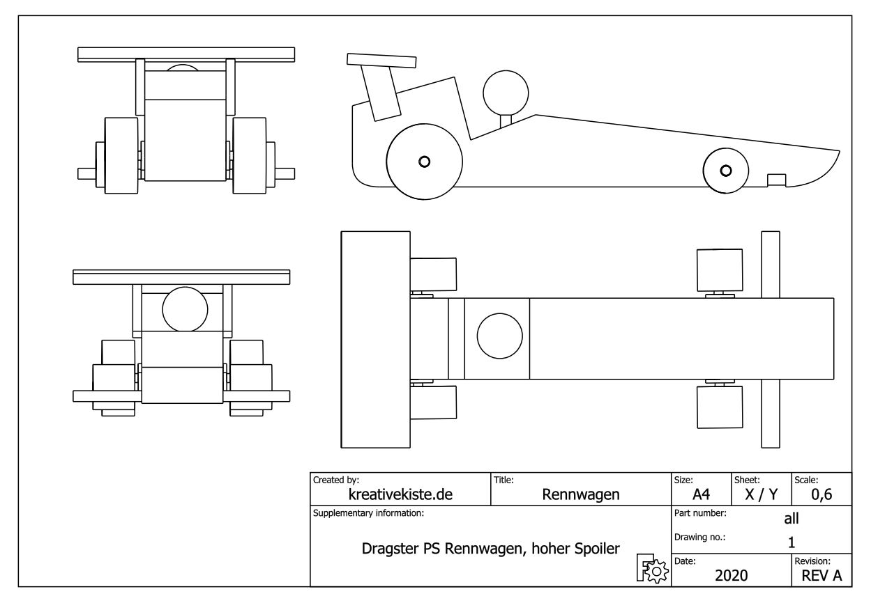 dragster ps rennwagen bastelanleitung holz