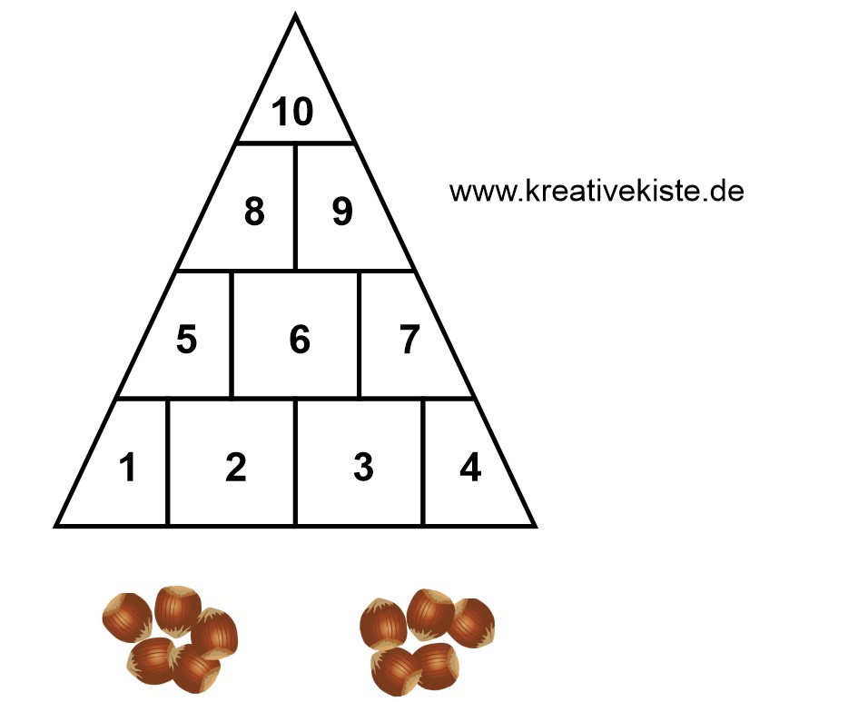 1 Stein und Nuss Spiele einfache Spiele für unterwegs ohne Material 