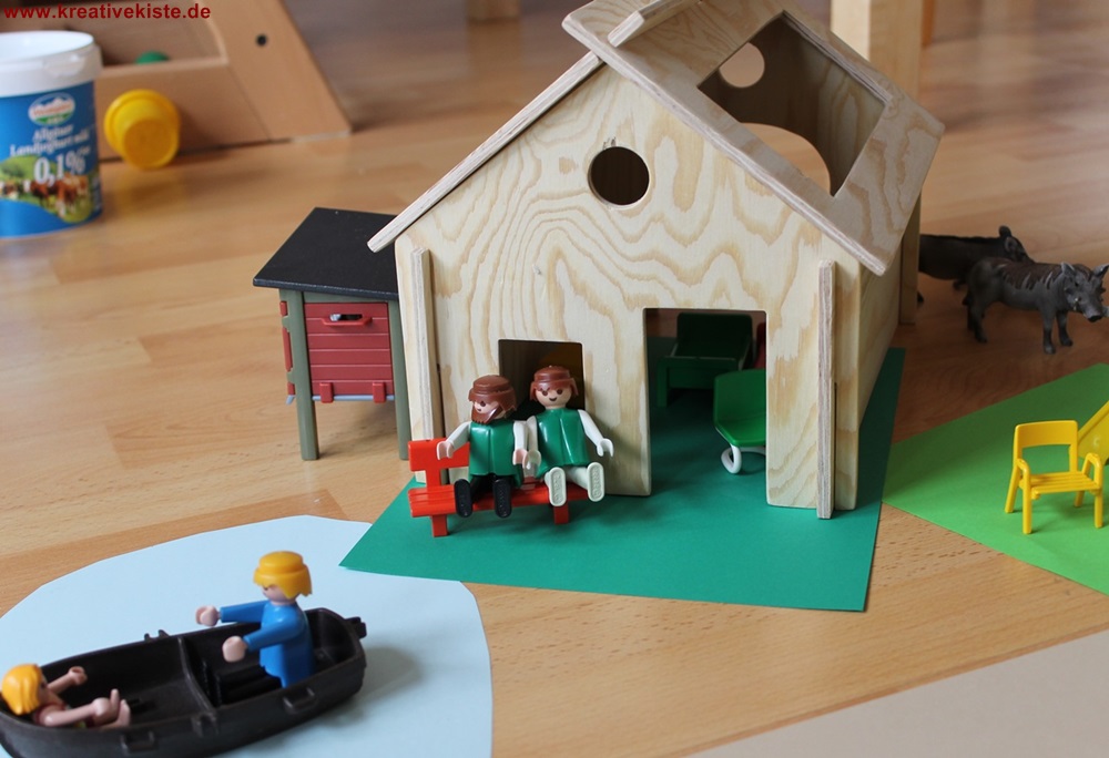 Schleich Und Playmobil Holz Haus Bauen