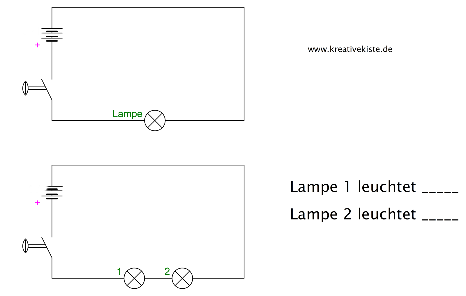 Elektroschaltungen für Kinder