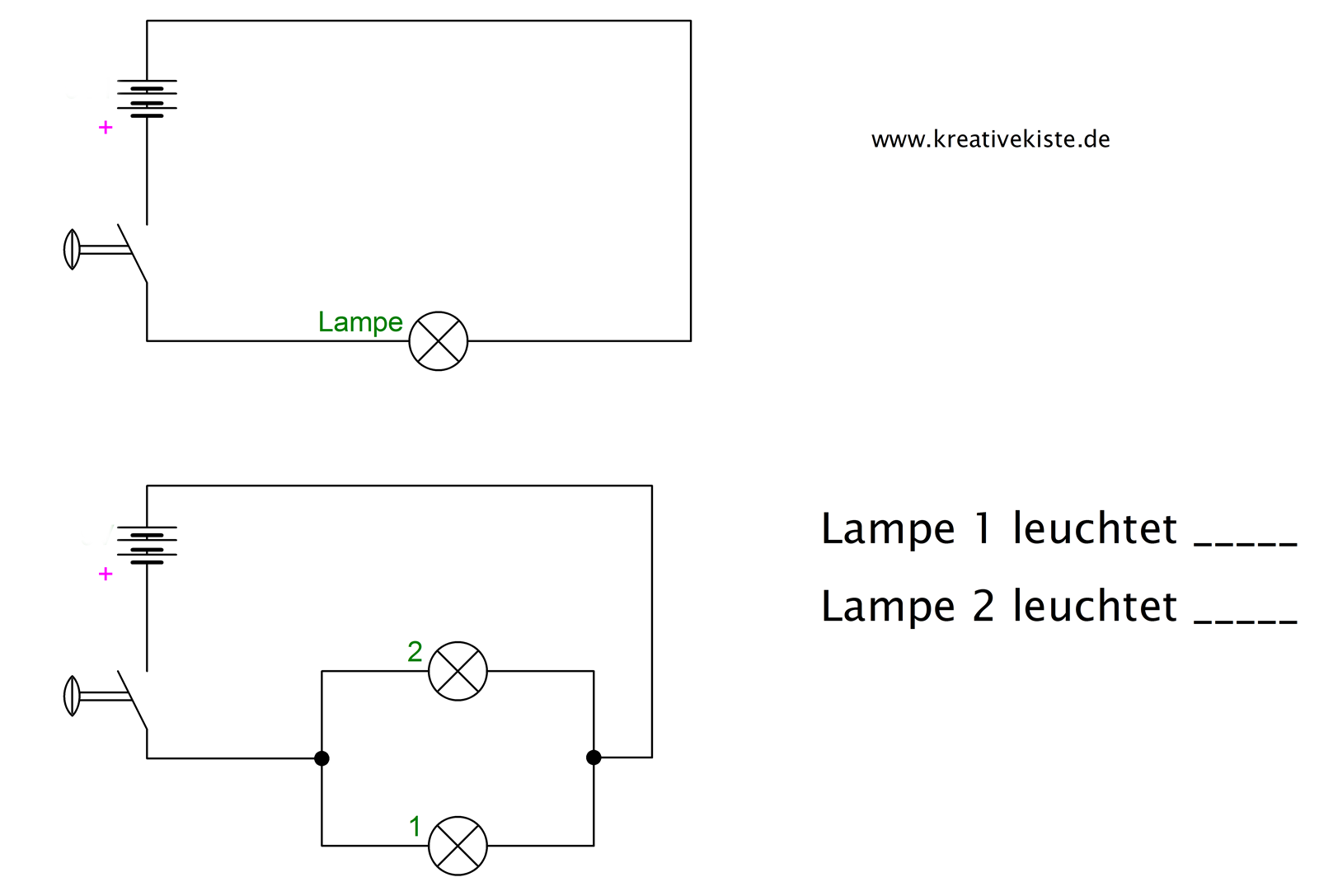 Elektroschaltungen für Kinder