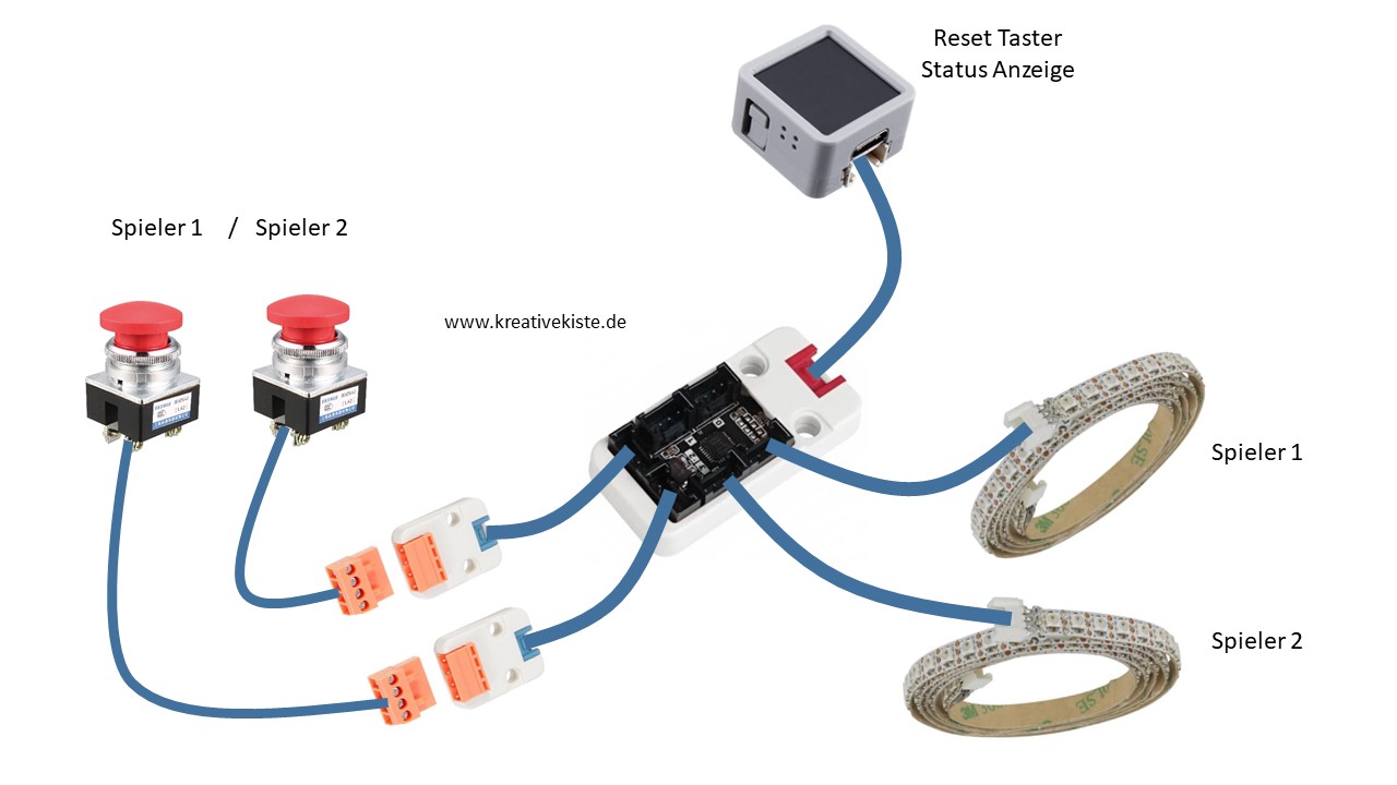 buzzer spiel mit taster und LED Streifen kaufen